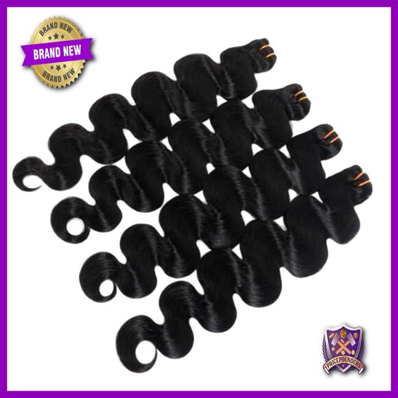 100% Unprocessed Brazilian Virgin Hair Extensions Body Wave 4 Bundles